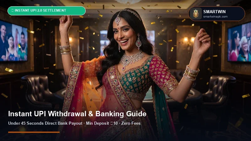 Smartwin Instant UPI Withdrawal & ₹10 INR Deposit Tutorial